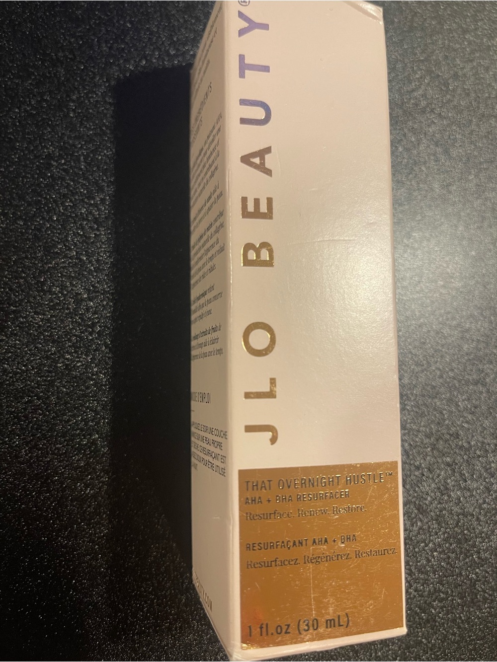 JLO Beauty That Overnight Hustle AHA + BHA Resurfacer - Cream